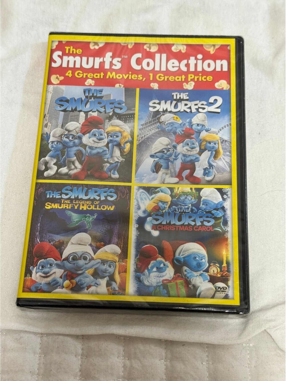 The Smurfs Collection 4-Movie DVD Set New Sealed Sony Pictures